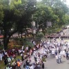 Diadang kawat berduri, massa aksi kirim delegasi temui Jokowi