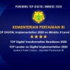 Kementan kembali dianugrahi penghargaan, kali ini dari Top Digital Award 2020