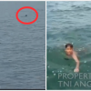 Kapal Perang TNI-AL temukan bocah sedang sendirian di tengah laut