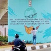 Seniman ingatkan cita-cita Bung Hatta soal kemandirian pangan melalui mural
