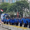 Puluhan ribu buruh akan kembali aksi di depan Istana lusa
