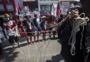Tolak NYIA, aksi Hari Buruh di Jogja berlangsung anarkis
