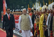 Jokowi-Modi saksikan pengumuman 15 MoU dua negara