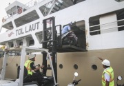 Kecelakaan kapal penumpang mudik akibat cuaca buruk