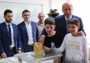 Pemilu Presiden Turki, Erdogan unggul sementara