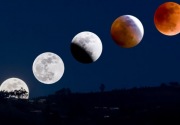 Inilah prediksi detik-detik peristiwa Gerhana Bulan terlama