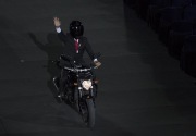 Video Jokowi naik motor saat opening ceremony Asian Games