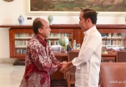 Saat Sutopo Purwo Nugroho bersua dengan Jokowi