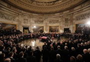 4 Momen paling disorot dalam pemakaman George HW Bush