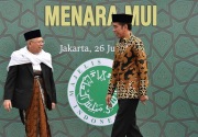 Perbedaan Ma'ruf Amin dan Prabowo kepada wartawan