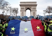 Demo rompi kuning, presiden Prancis janji naikkan upah minimum