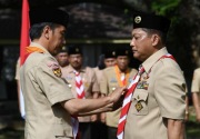 Presiden Jokowi lantik Budi Waseso sebagai Ketua Kwarnas Pramuka