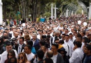 Ribuan warga Kolombia demo mengecam aksi pengeboman