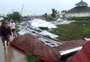 19 rumah di Indramayu rusak diterjang angin puting beliung