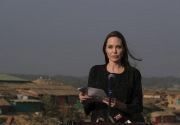 Angelina Jolie sambangi pengungsi Rohingya di Bangladesh