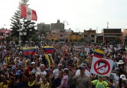 Hadang bantuan dari Kolombia, pasukan Venezuela blokir jembatan