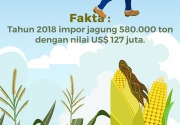 Cek fakta: Jokowi bilang impor jagung 180.000 ton pada 2018