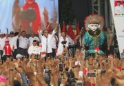 Jokowi ajak pendukung berantas hoaks dan korupsi