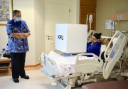 Ani Yudhoyono nyoblos di rumah sakit Singapura