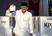 Di TPS Sandi, Jokowi-Ma'ruf malah menang