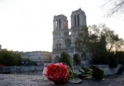 Macron janjikan perbaikan Notre-Dame selesai dalam 5 tahun