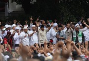 Tak didampingi Sandi, Prabowo minta pendukungnya kawal C1