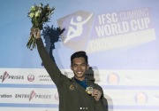 Atlet Indonesia juara dunia panjat tebing di China