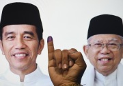 Jokowi-Ma'ruf menang di Kulon Progo, kalah di Palembang 