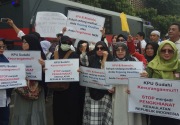 Tak mengantongi izin, unjuk rasa massa kubu Prabowo dibubarkan 