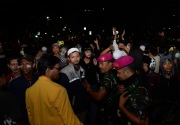 Marinir TNI AL tenangkan massa di Slipi, kawasan Petamburan mulai kondusif
