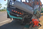 Polri telusuri sebab lain kecelakaan bus di Tol Cipali