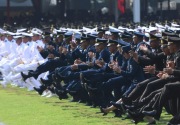 Pesan Presiden Jokowi pada perwira TNI-Polri yang baru dilantik