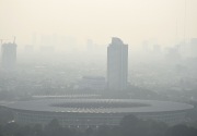 Udara Jakarta buruk karena cuaca dan proyek konstruksi