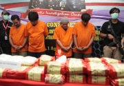 Polri ringkus 4 penyelundup sabu 43,5 Kg dari Malaysia