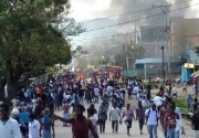 200 pelajar SMA bakar Kantor Bupati Jayawijaya di Wamena