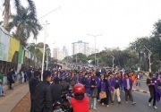 Mahasiswa demo damai minta Jokowi terbitkan Perppu KPK