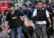 Polisi tetapkan 380 tersangka bentrokan saat demo di Senayan