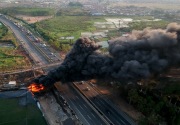 Pipa Pertamina terbakar, pasokan BBM di Bandung masih aman