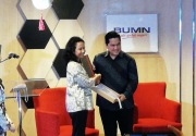Rini Soemarno titip holding BUMN ke Erick Thohir