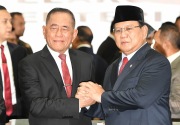 Sertijab Menhan, Prabowo dan Ryamizard kenang masa taruna 