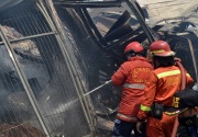 Polisi selidiki penyebab ratusan rumah di tiga RT Kalimantan Selatan terbakar