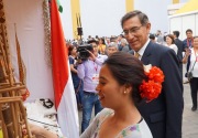 Presiden Peru terpikat angklung