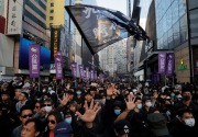 Pemerintah Hong Kong: Upaya menghentikan kekerasan belum selesai