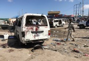 Ledakan bom mobil di Mogadishu, 61 orang tewas