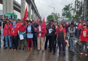 Buruh ancam terus demo tolak kebijakan Omnibus Law