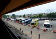 Penyetopan layanan bus AKAP di Jakarta belum berlaku