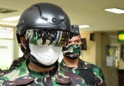 Antisipasi Covid-19, TNI pakai helm pendeteksi suhu tubuh