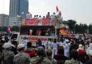 Tolak RUU HIP, massa PA 212 dan FPI aksi di depan gedung DPR