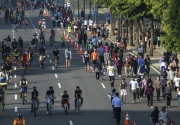 Pemprov Jakarta urung larang pesepeda di Sudirman-Thamrin