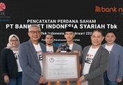 Melantai di bursa, Bank Net Indonesia Syariah raup dana segar Rp515 miliar